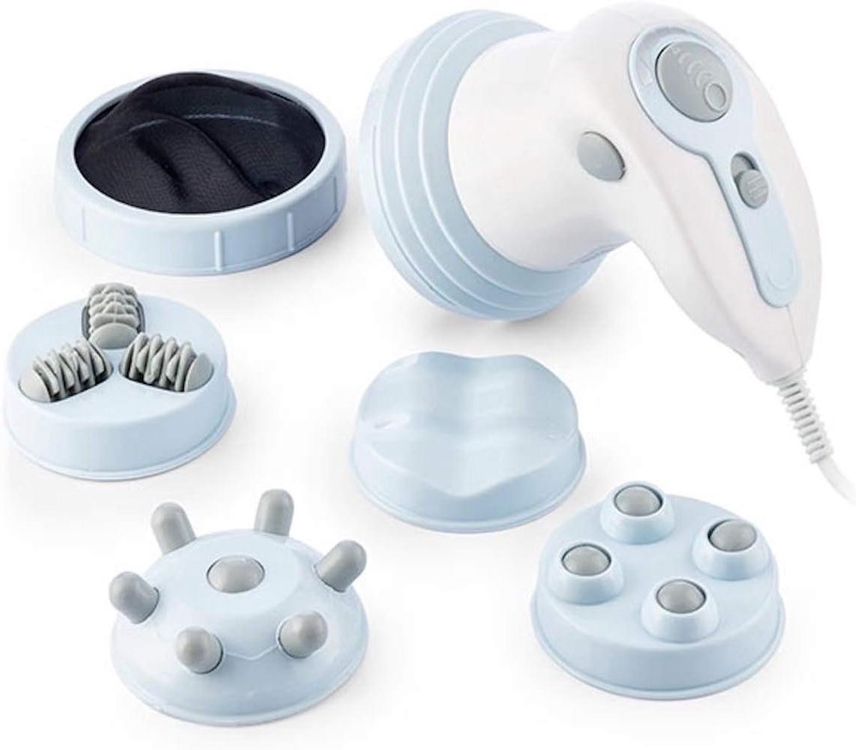 Infrarood Massager - Cellulite Machine - Lichaamsvorming - Vier Massagekoppen - 16 x 15 x 10 cm - Rood