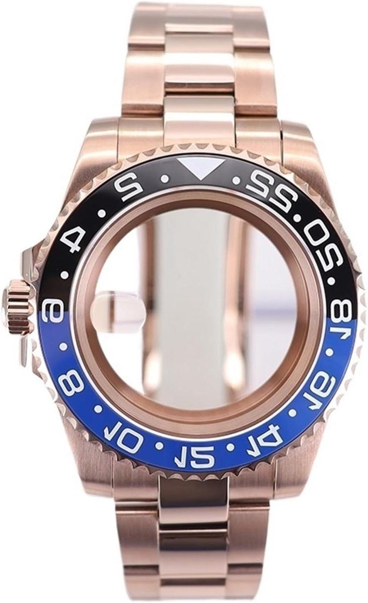 Horlogekast - Reserveonderdelen - Horloge Reparatie - 20ATM Waterdicht - 40mm Diameter - Rosé Goud