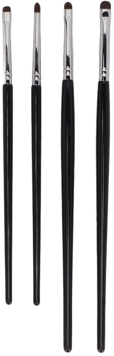 Dailygoody - Oogmake-upborstels - Ergonomisch handvat - Klein formaat - Professionele kwastenset - Perfect voor schoonheidssalons