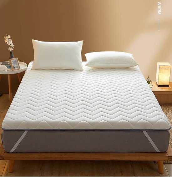 Japanse Futon Matras - Opvouwbaar Slaapmat - Comfortabel Slapen - Duurzame Kwaliteitsconstructie - 90x200cm - Grijs — afbeelding 2