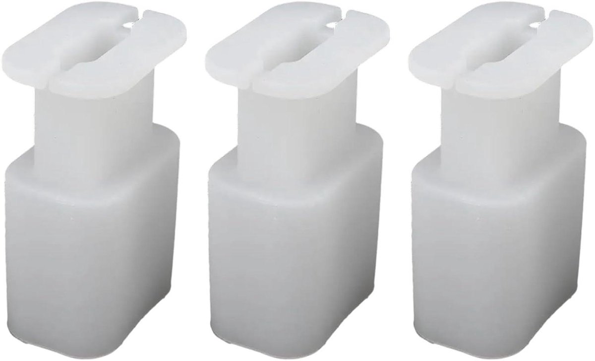 Siliconen hoes - Kabel organizer - Oplader beschermen - Met kabelhaspel - 3 stuks - Wit