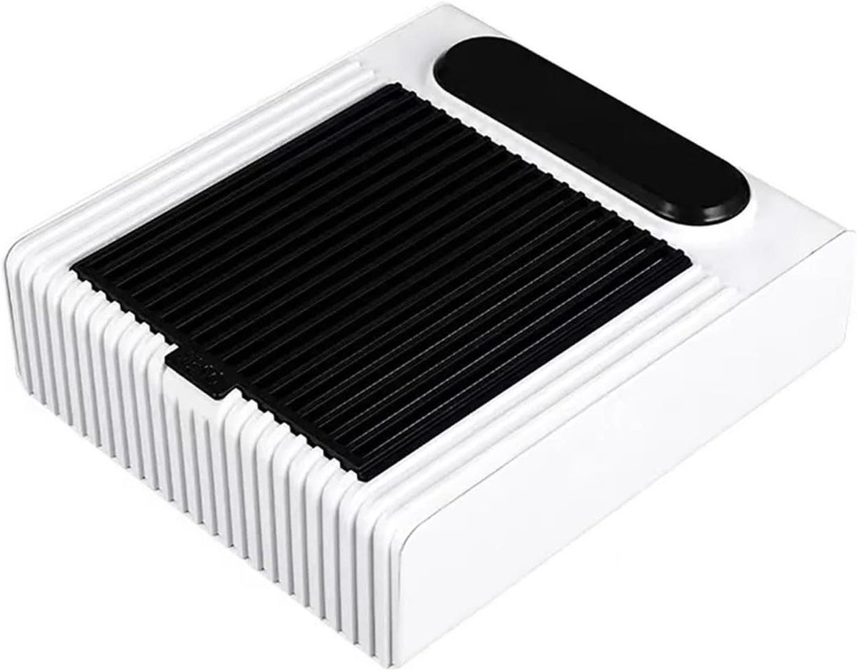 Nagelstofzuiger - Stofafzuiger machine - Nagelstyling - 80W Sterke Kracht - 23x21x6.7CM - Nero