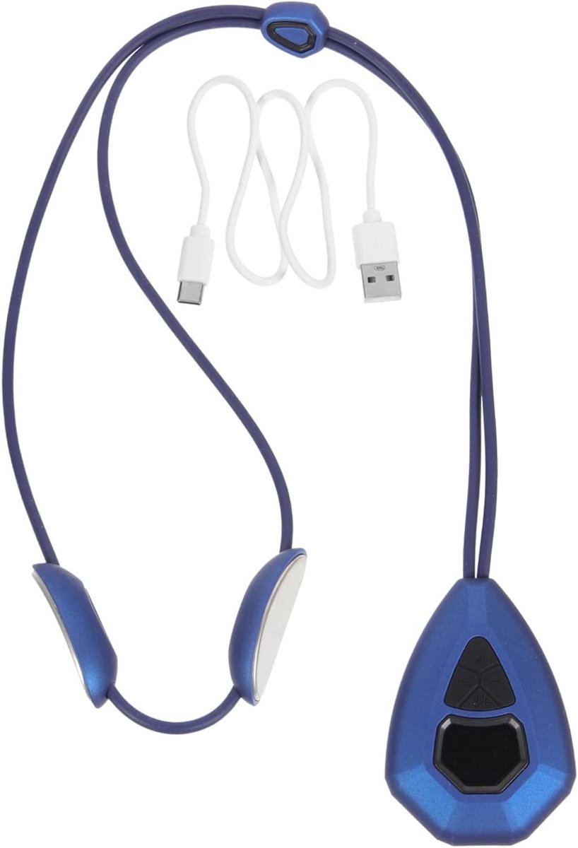 Nekmassageapparaat - Nekstimulator - Vermoeidheid Verlichten - Met Verwarming - 3 Sets - Blauw