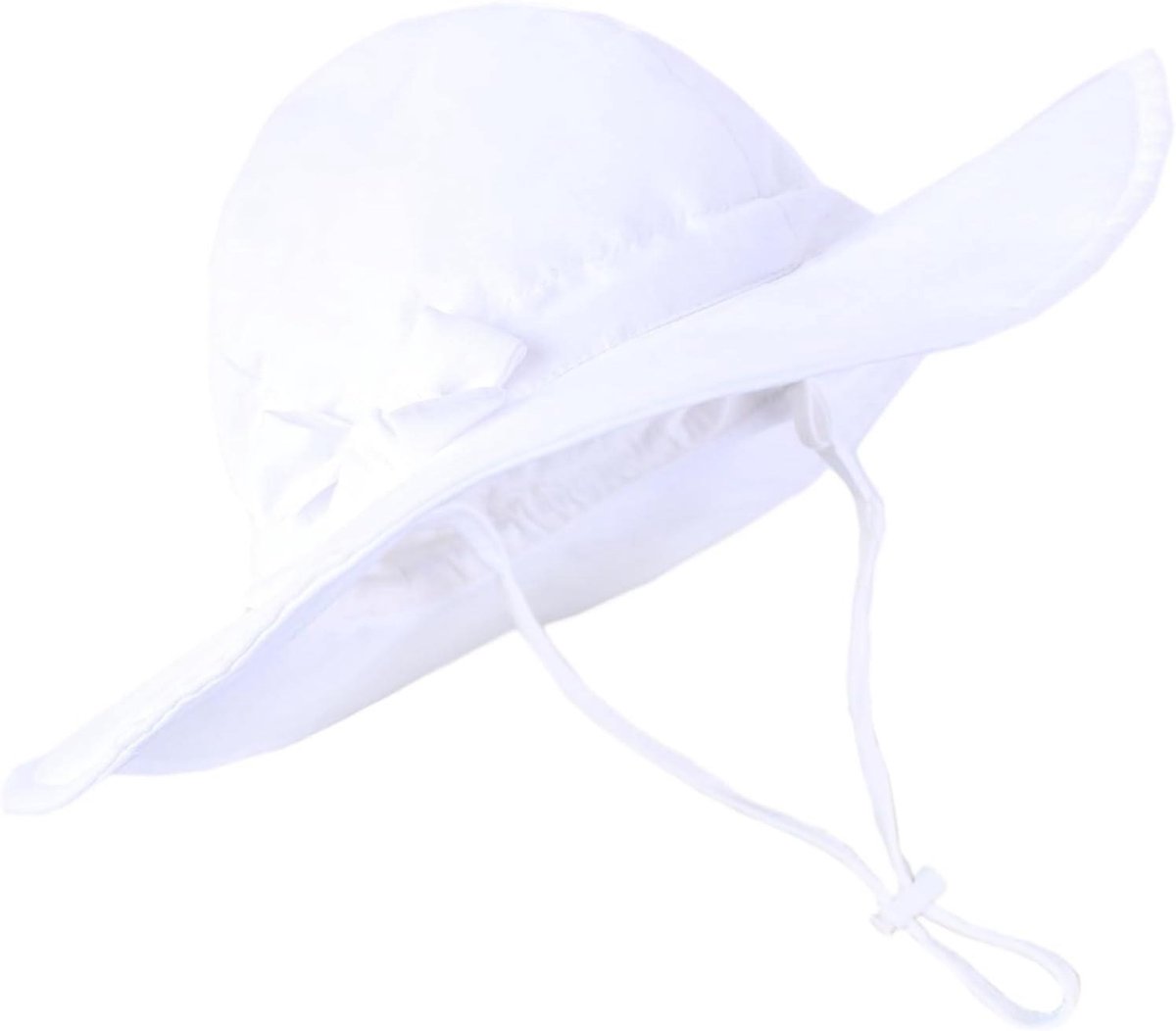 Baby Zonnehoed - Kinderen Hoed - Buiten Bescherming - SPF 50+ - 4-8 Jaar - Wit