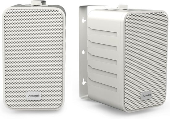 Passieve Hi-Fi Speaker - Stereo Geluid - Muziek Luisteren - Inclusief Wandmontage - 4 Inch Woofer - Wit — afbeelding 3
