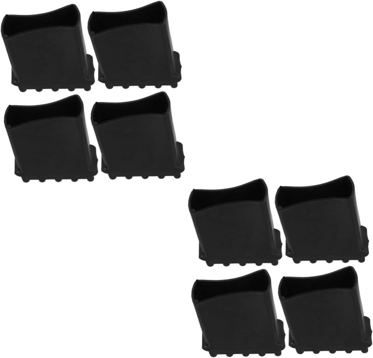 Ladder Voet Covers - Ladder Schoenen - Vloeren Beschermen - Verstevigd Ontwerp - 8 Stuks - Zwart