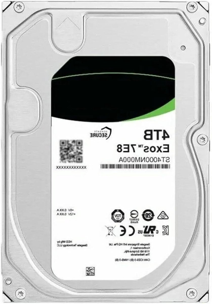 NAS Harde Schijf - Opslag Schijf - Data Opslag - Hoge Snelheid - 4 TB - Zilver
