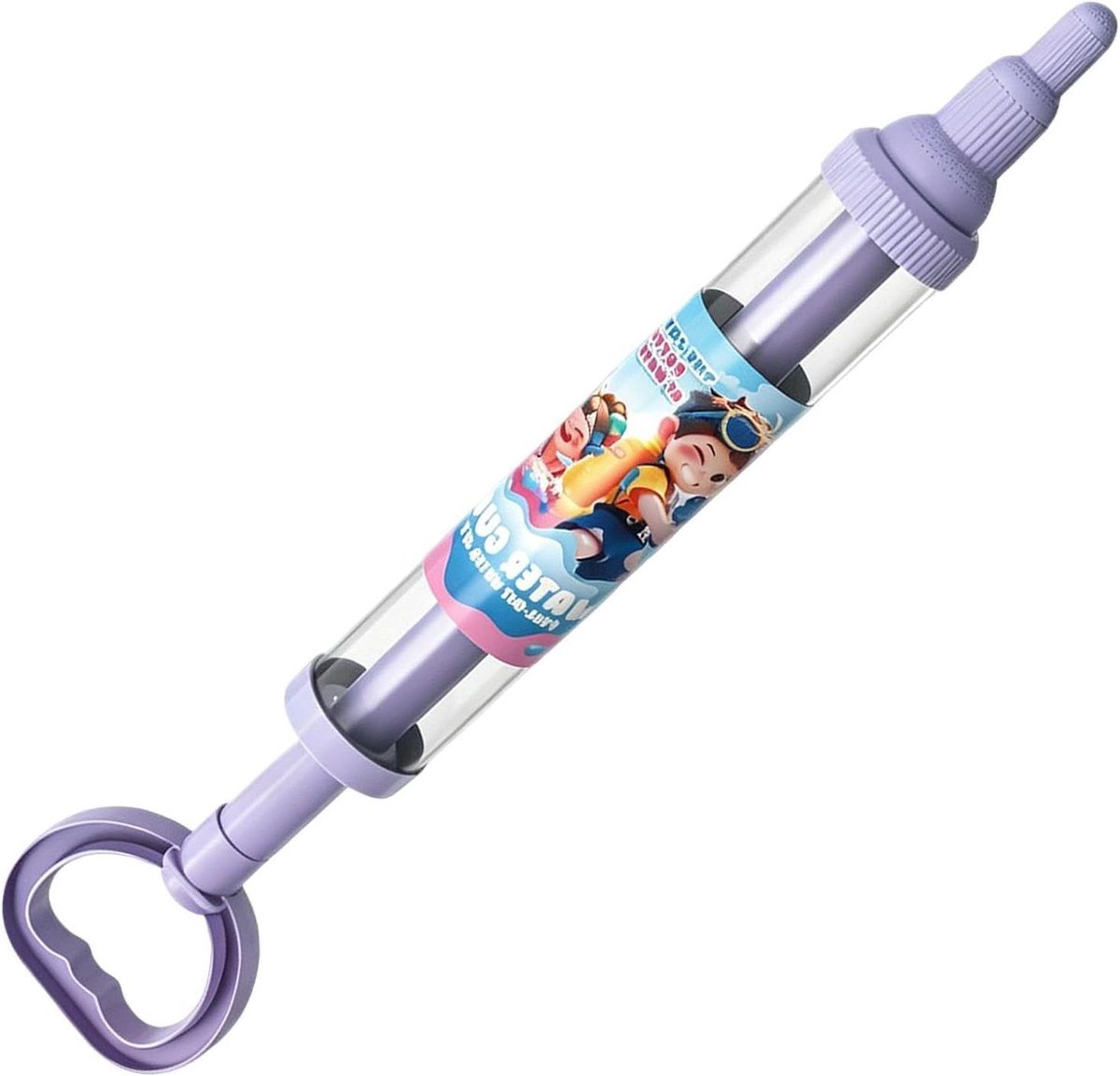 Water Spuiters - Waterspeelgoed - Buiten Spelen - Uittrekbaar Mechanisme - 41 cm - Paars