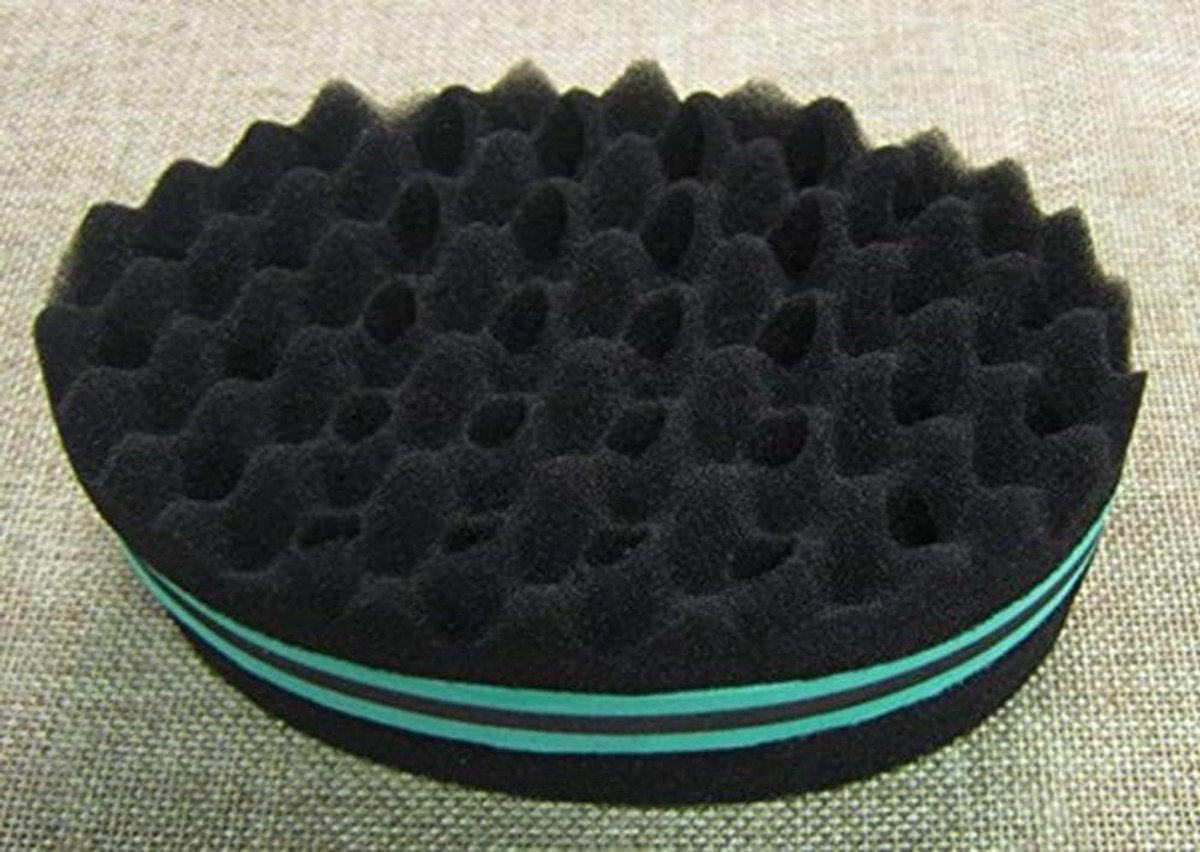 Haar Twist Spons - Krul Borstel - Haar Stijlen - Dubbelzijdig Ontwerp - Pack van 2 - Meerkleurig