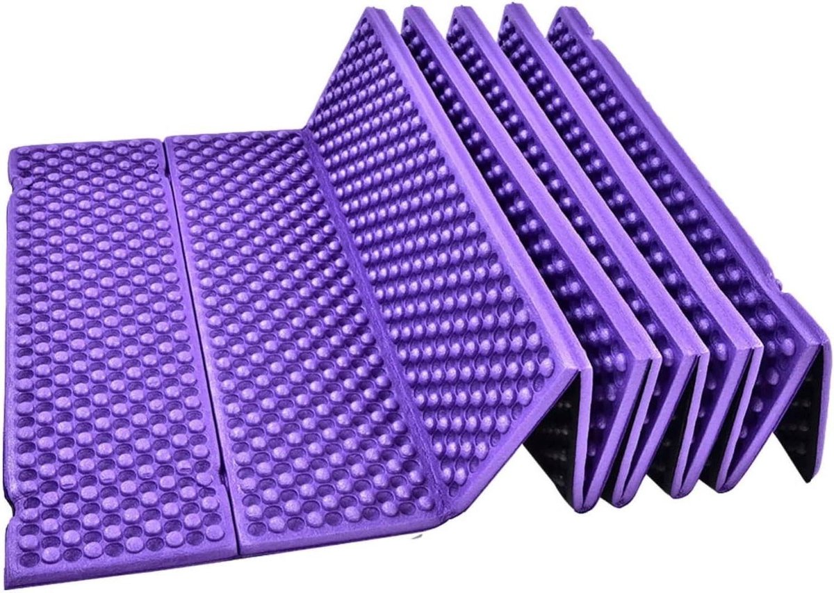 Opblaasbaar Kampeerbed - Luchtmatras Reismat - Buiten Slapen - Waterdicht Ontwerp - 185 x 55 cm - Paars