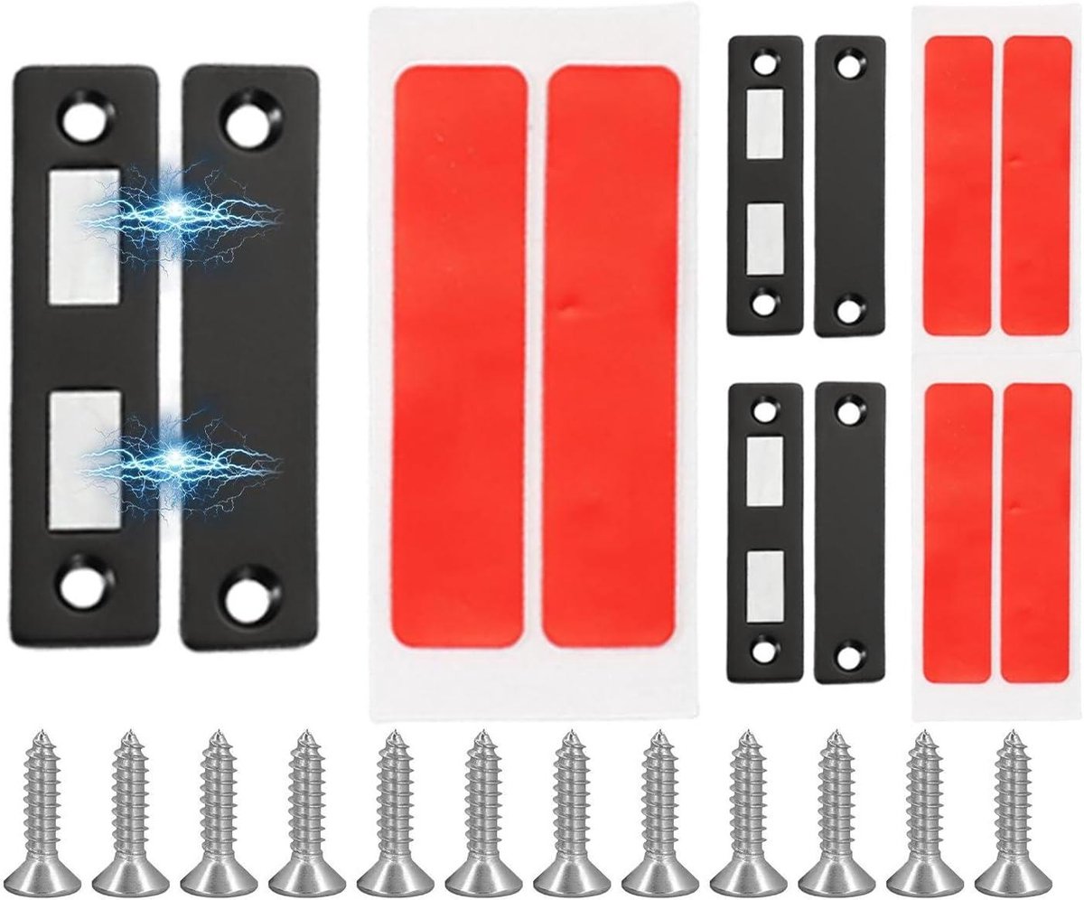 Magnetisch Kastslot - Deurvanger Sluiting - Kasten Beveiligen - Roestbestendig Ontwerp - 6.7 cm - Zilver