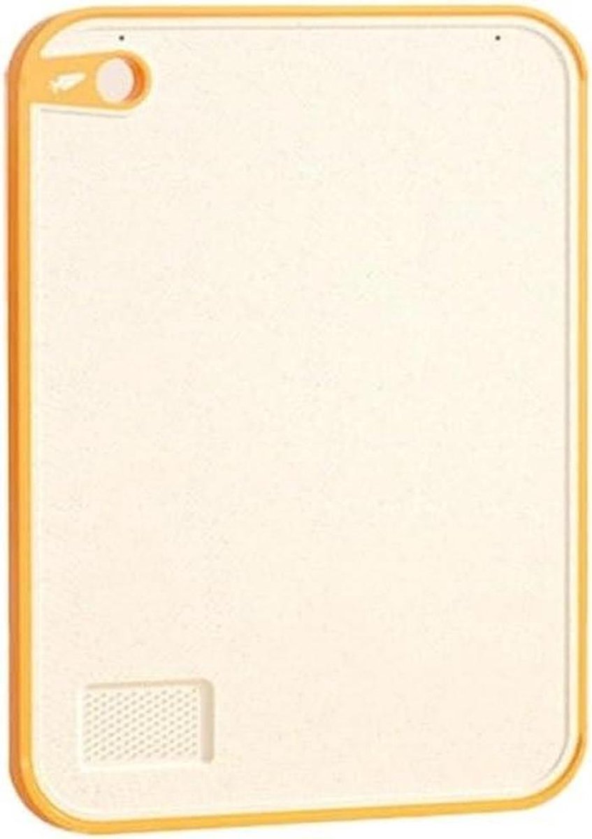 Snijplank - Keukenplank - Voedsel Bereiden - Dubbelzijdig - Klein - Oranje