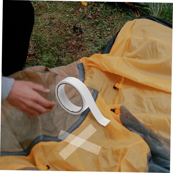 Reparatietape Waterdicht - Luchtbed Tape - Lekkages Dichten - Zelfklevend PE Materiaal - 500 cm - Wit — afbeelding 3