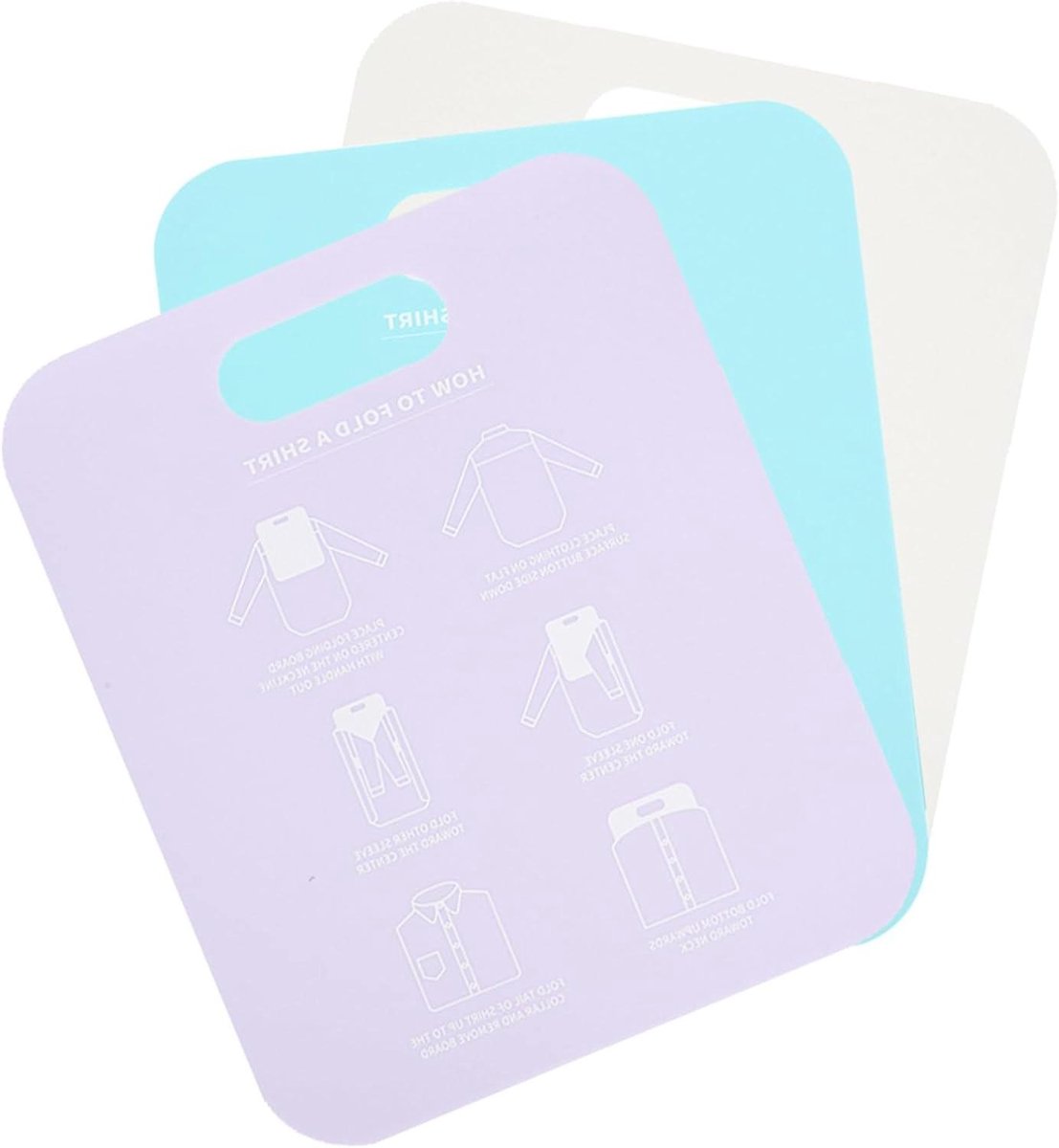 Overhemden Vouwplank - Kleding Organizer - Netjes Kleding Vouwen - Lichtgewicht Stevig - 30.50X25.30CM - Diverse kleuren