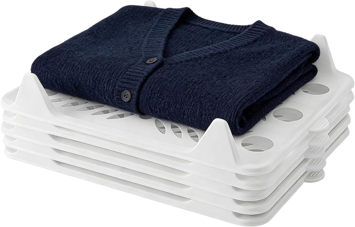 Stapelbare Shirt Organizer - Kleding Opbergers - Kast Ordenen - In elkaar grijpend Ontwerp