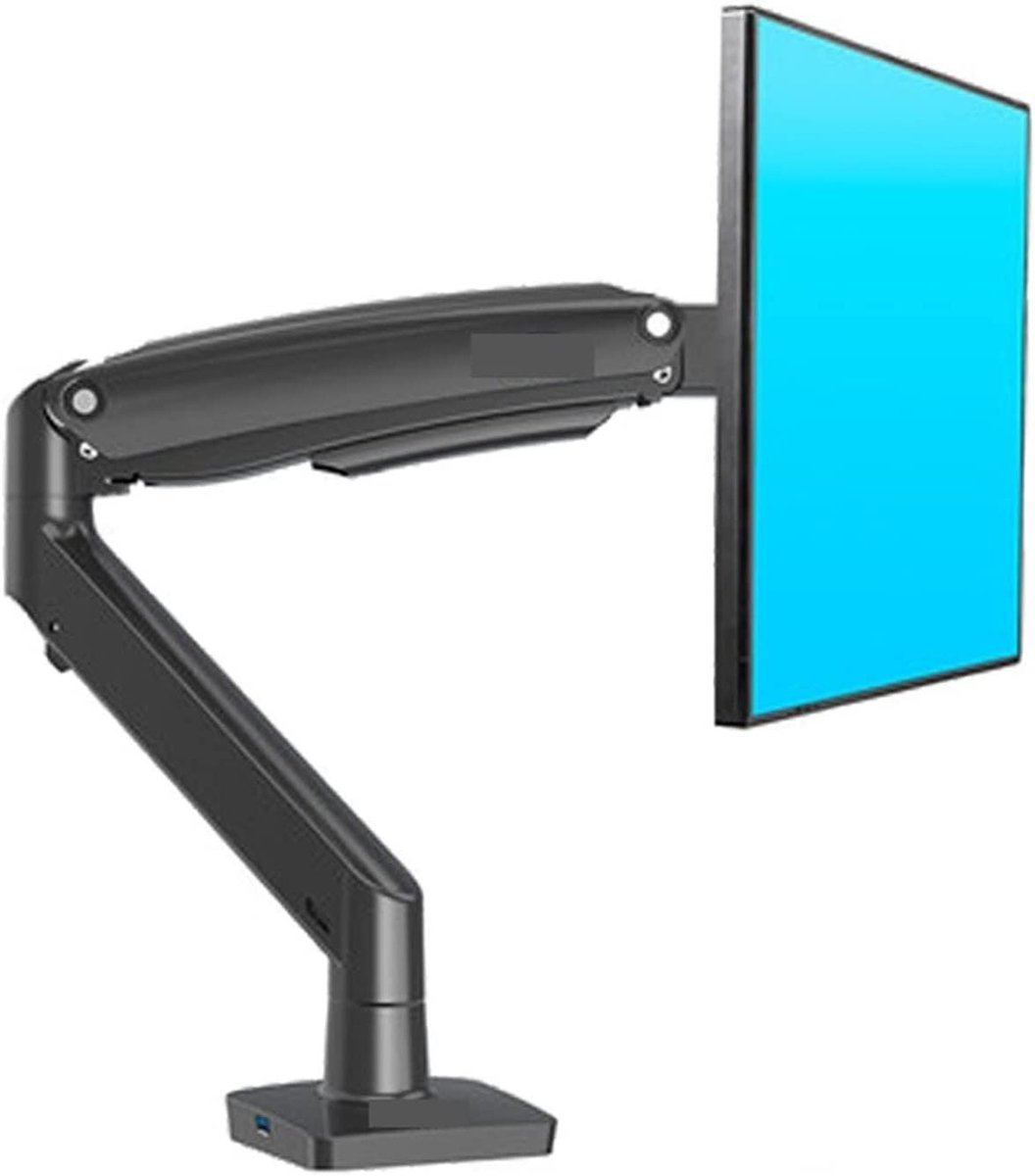 Monitorarm - Schermhouder - Ergonomisch Werken - Gasveer Verstelbaar - 22-35 inch - Zwart