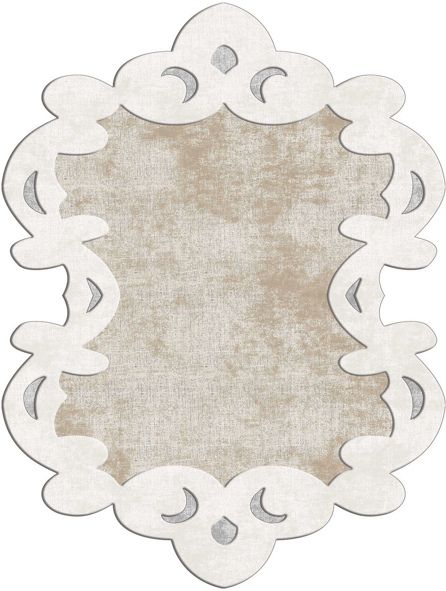 Conceptum Hypnose Aln600Fg416 - Vloerkleed - Crème - 80x150 cm