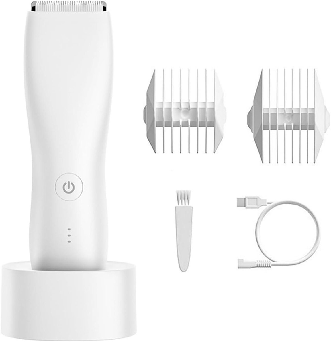Lichaamsverzorging Trimmer - Elektrische Verzorging - Nette Uitstraling - Veilige Ontharing - 17.9 x 7 cm - Wit/Zwart/Blauw