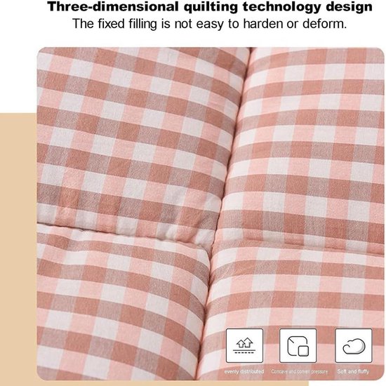 Opvouwbare Matras - Japanse Futon - Comfortabel Slapen - 10cm Dikke Vulling - 150 x 200 cm - Groen — afbeelding 5