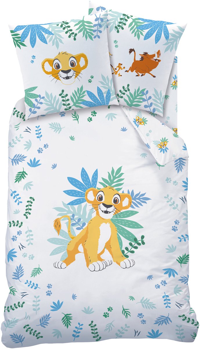 Disney The Lion King Dekbedovertrek Simba - Eenpersoons - 140 x 200 cm - Katoen