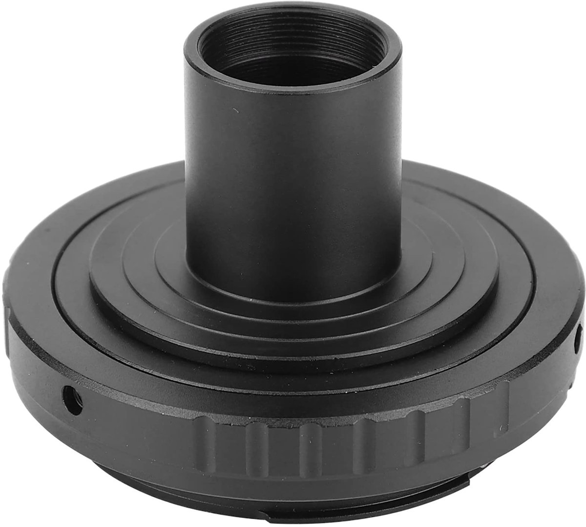 Dailygoody - Adapterring Microscoopoculair - 23,2 mm T-vatting - Zwarte Aluminiumlegering - Camera Converter - Geschikt voor SLR-camera's
