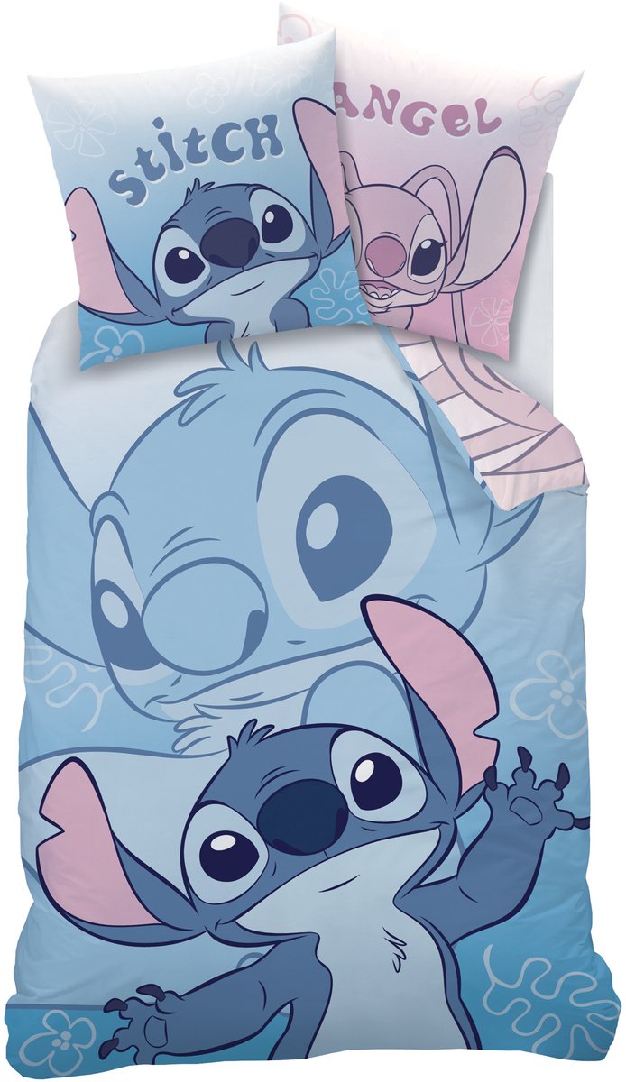 Disney Lilo & Stitch Dekbedovertrek Magic Duo - 140 x 200 + 63 x 63 cm - Katoen