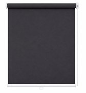Verduisterend Rolgordijn Donkergrijs 80 x 160 cm – Madecostore Mini Roll Night – Zonder Boren – Inkortbaar