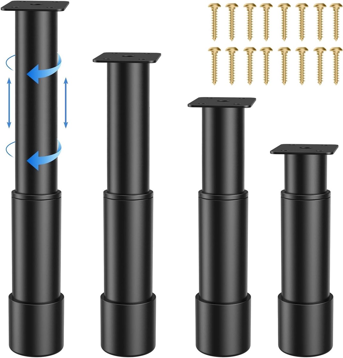 Verstelbare meubelpoot van 12-18 cm voor meubels, meubelsupport en stabiliteit