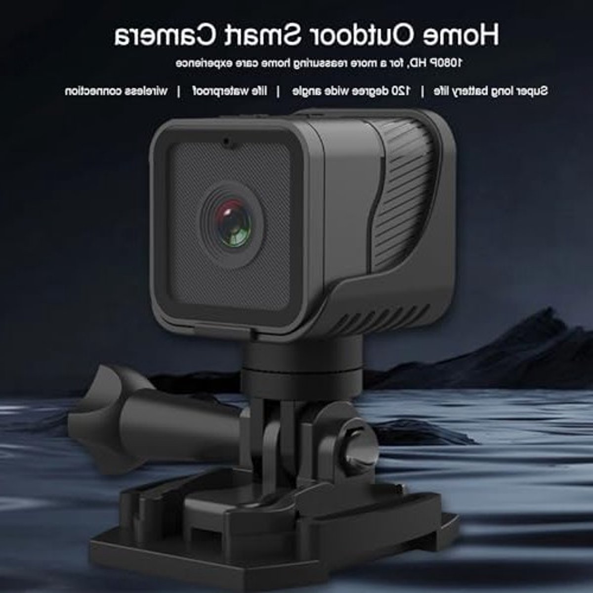 1080P Fiets Camera Recorder met 120 Graden Groothoek en Anti-Shake Functie voor Buitenactiviteiten