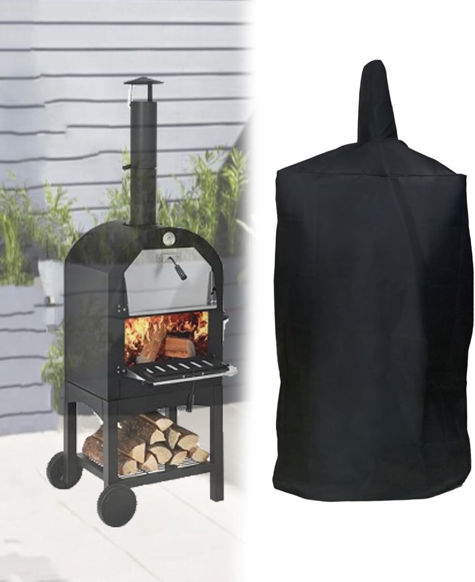 VHV - Pizzaovenhoes - waterdichte pizzaoven beschermhoes 165cm × 45cm × 65cm, 65"H × 18" W × 26"L - 600D Oxford-stof, waterdicht - voor tuin, terras en buitenkeuken