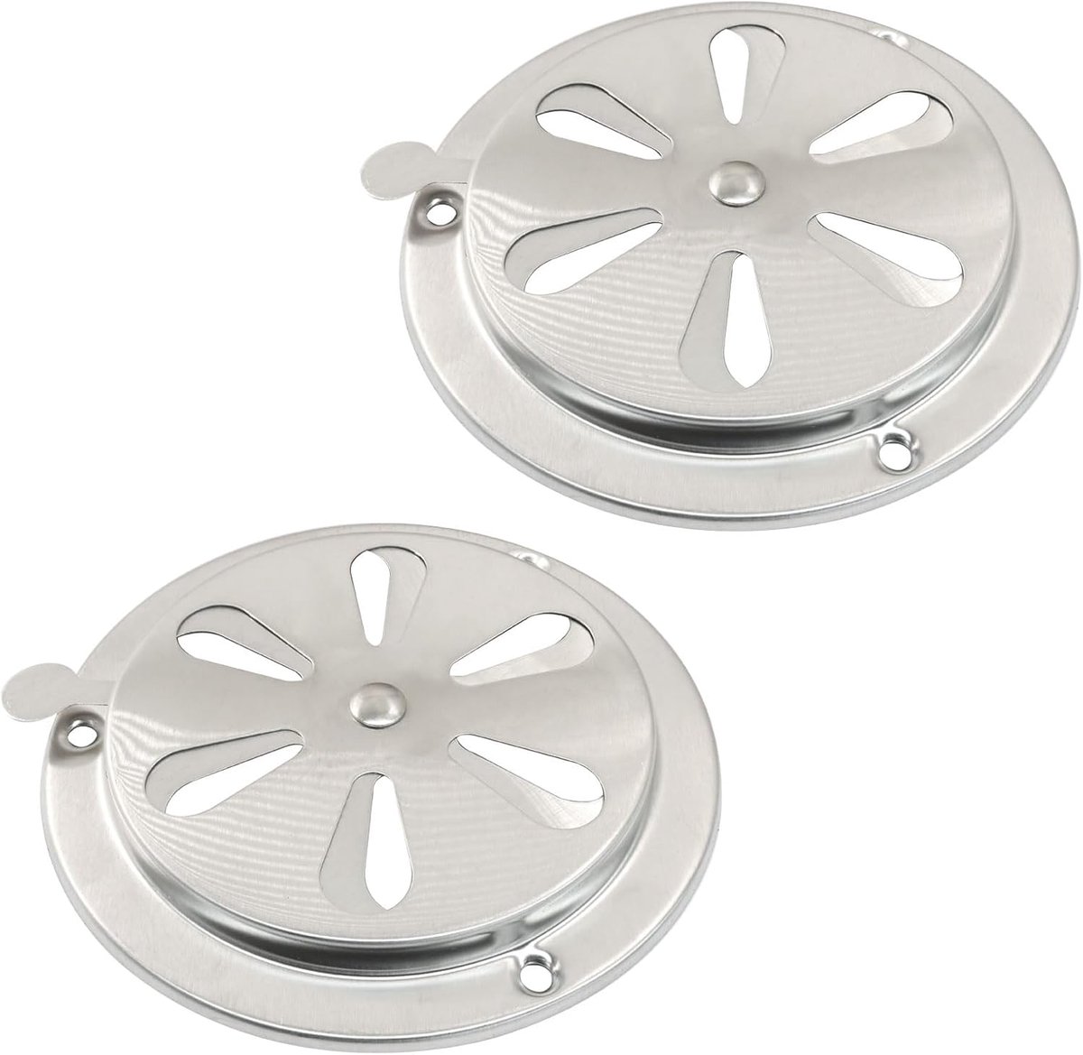 2 stuks - BBQ rookoven luchtventilatie, rookklep voor optimale luchtstroomregeling - 125 m