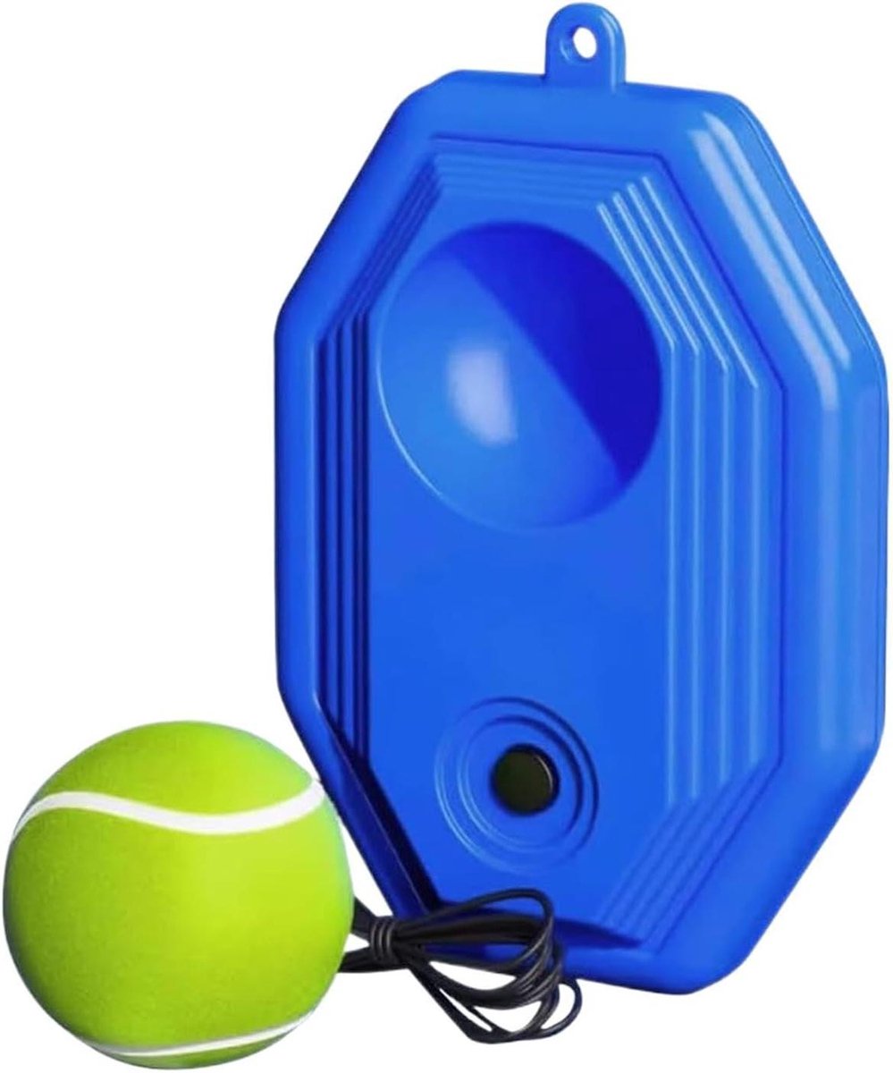 Tennis Trainer Stuiterbal - Terugkaats Hulpmiddel - Tennis Oefenen - Verzwaarde Basis - 22.5 x 14.8 cm - Niet gespecificeerd