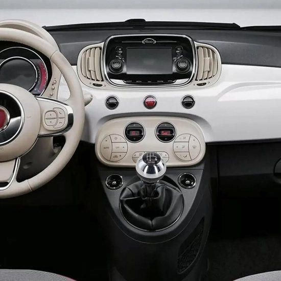 Versnellingspookknop - Pookknop Auto - Auto Interieur Upgraden - Chroom Zwart Afwerking - 5-versnellingen - Chroom Zwart — afbeelding 4