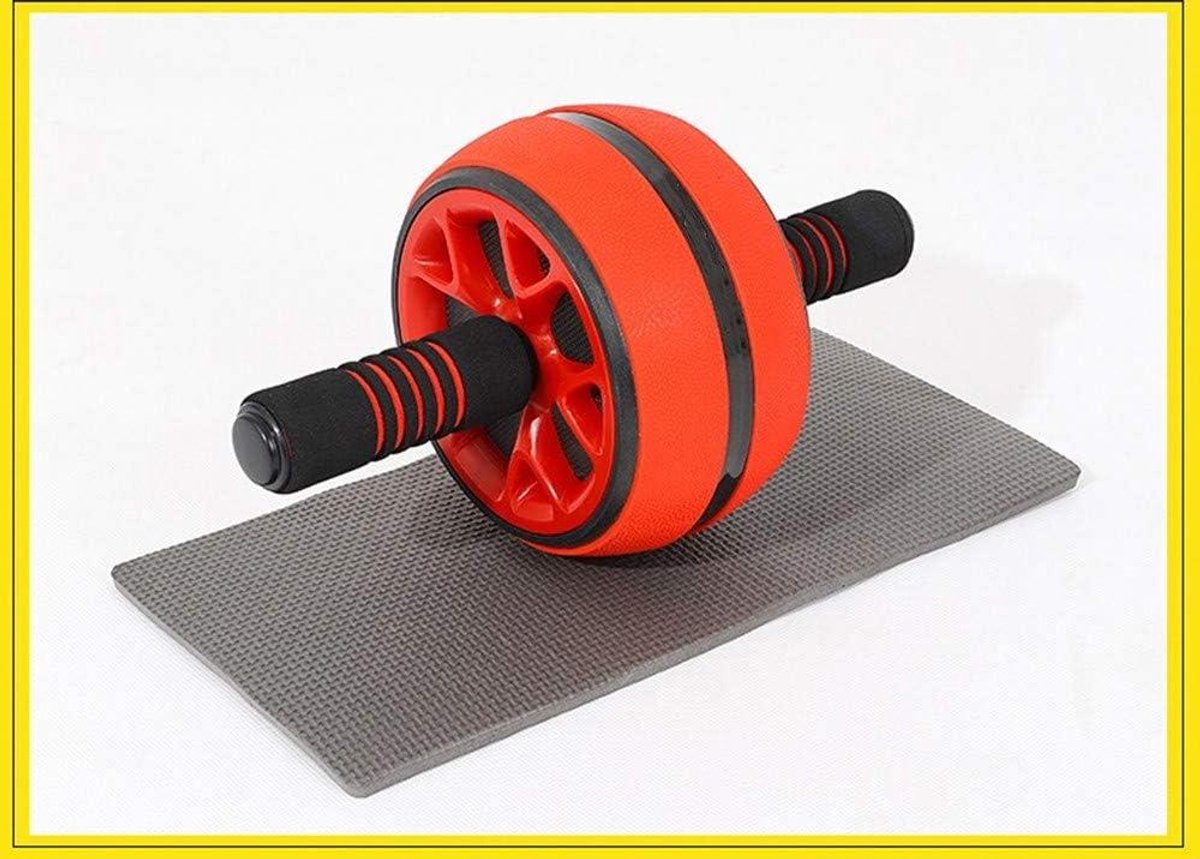 Abdominaal wiel - Buikspier wiel - Thuis fitness - Dubbele rol ontwerp - 14 cm diameter - Wit