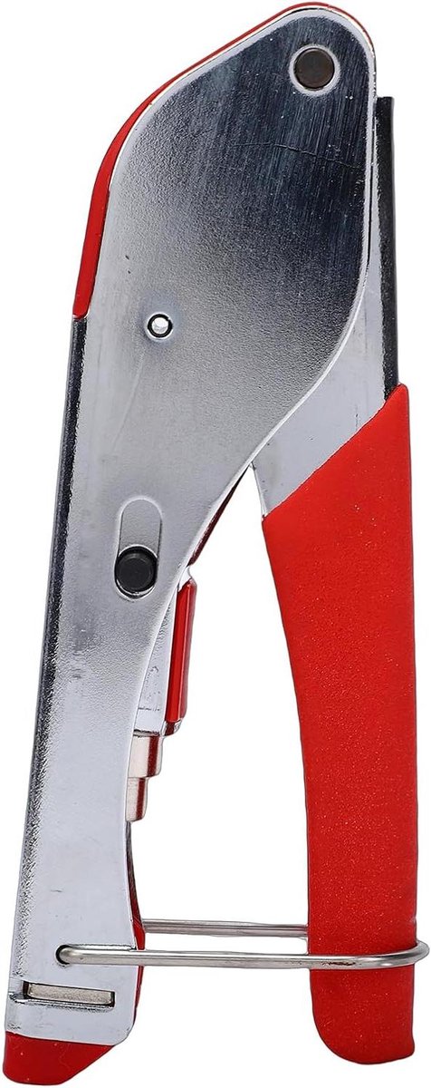 Ejoyous Ethernet-krimptang, 45 Stalen RJ45-krimptang met Draadstripper, Nauwkeurige Aansluiting, Visuele Uitlijning, Ergonomische Handgreep voor Netwerktechnici en Thuiskabelinstallatie (WX-518A)