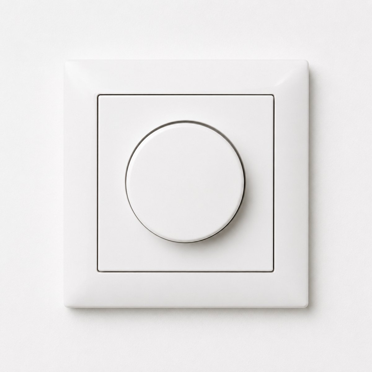 Handson LED dimmer 1-150W universeel – fase afsnijding – incl. centraalplaat en afdekraam – wit