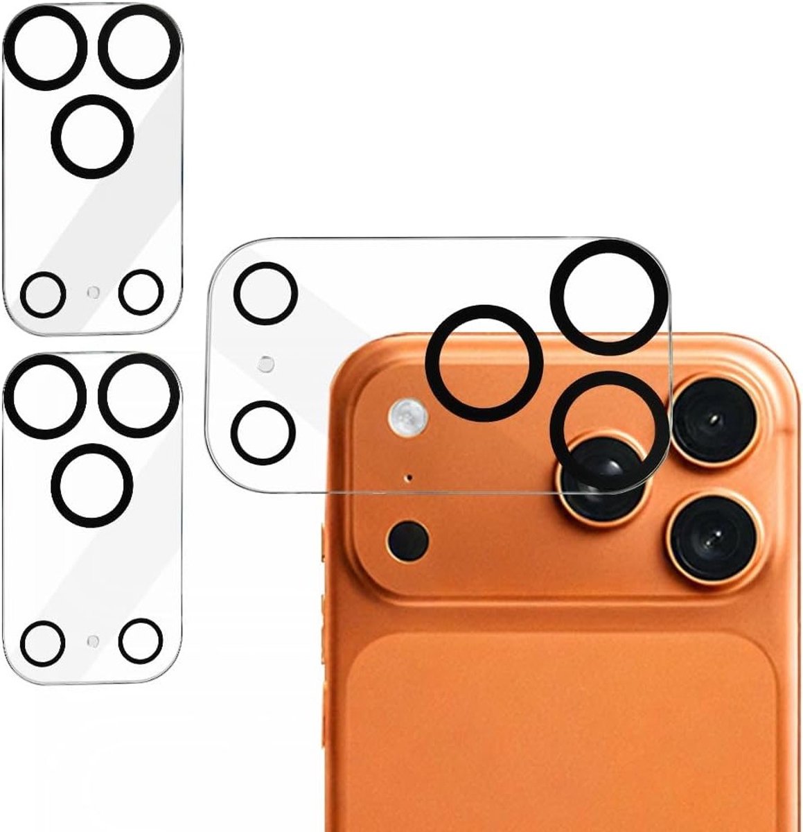 Camera Lens Beschermers voor iPhone 17 Pro - 3 Stuks, 9H HD Gehard Glas, Krassenbestendig en Duurzaam