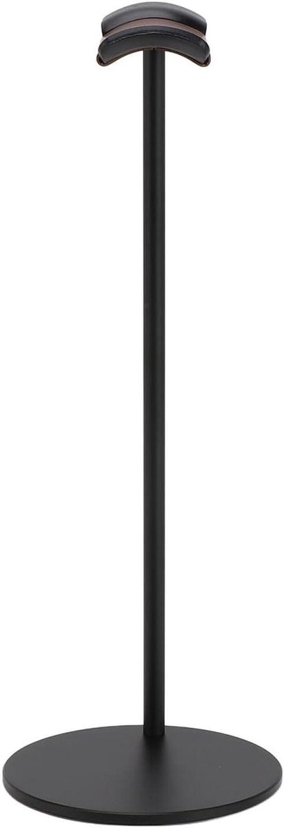 Hoofdtelefoonstandaard - Koptelefoonhouder - Bureau Organisatie - Aluminium Constructie - 27 Cm Hoog - Zwart