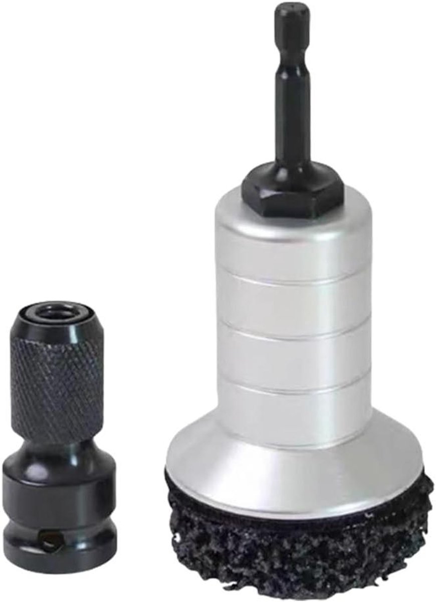 Wielnaaf Reinigingsset - Roestverwijderaar - Auto Onderhoud - Hol Ontwerp - 11 cm - Zilver