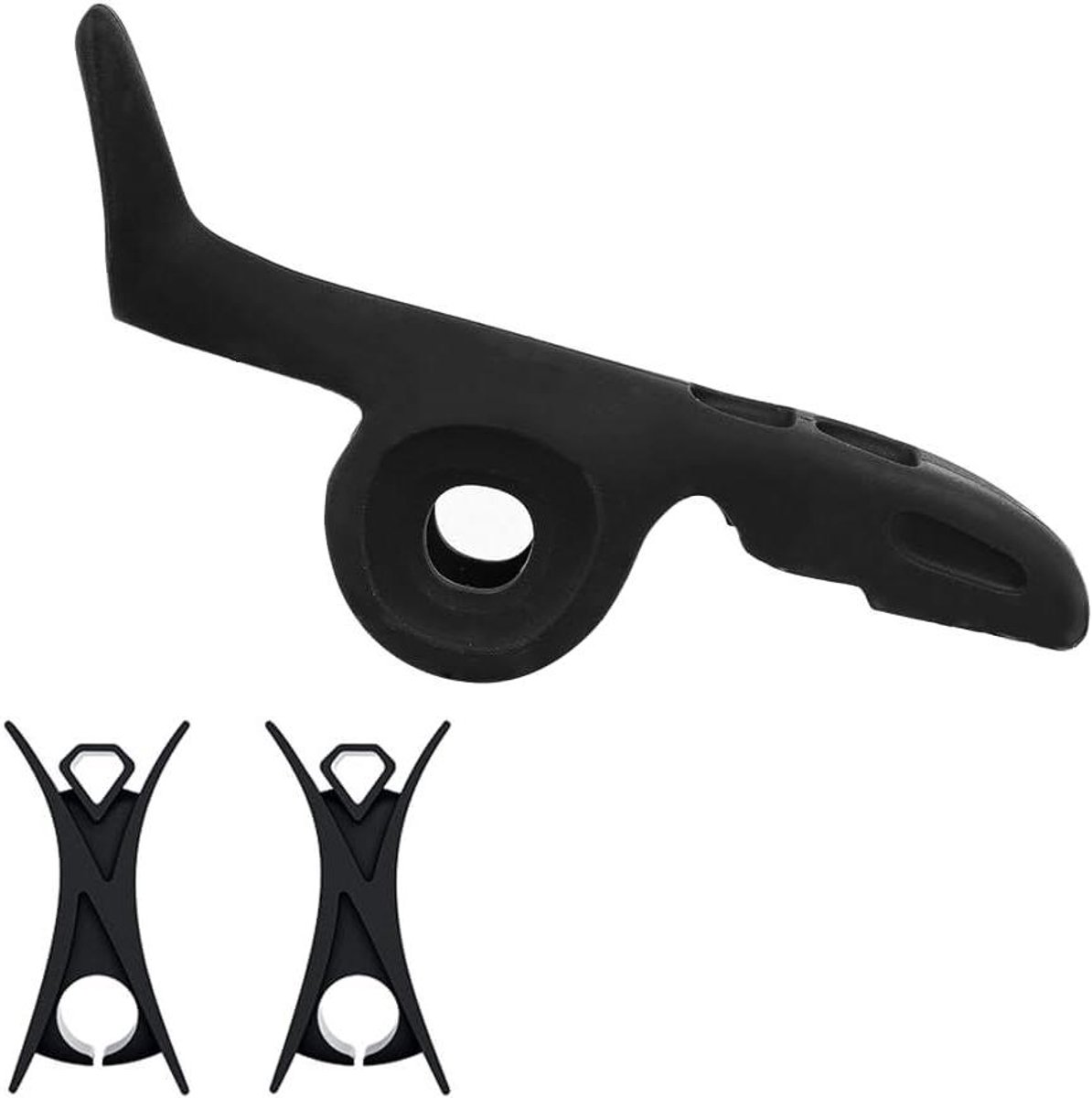 Strijkstok Greep - Viool Trainer - Muziek Leren - Zachte Siliconen - 12x6cm - Transparant