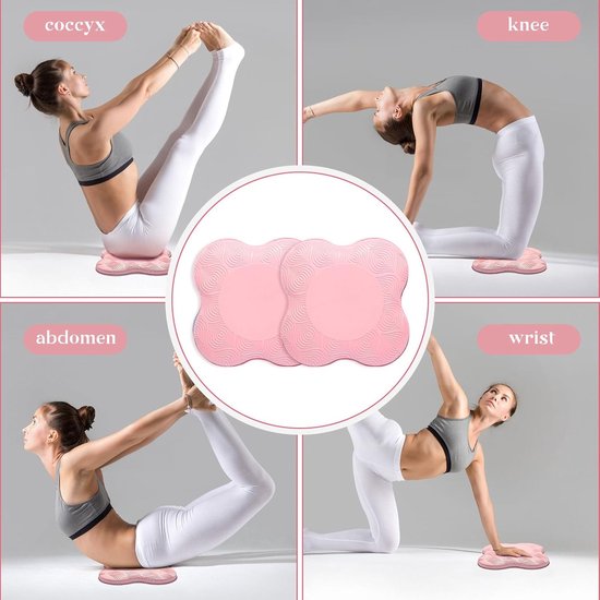 2-Pack Yoga Knee and Elbow Pads - Extra Thick Foam Design, Suitable for Knees, Elbows, Wrists, Palms, and Head - Pilates & Kneeling Pads - Unisex Supportive Foam Pads — afbeelding 3
