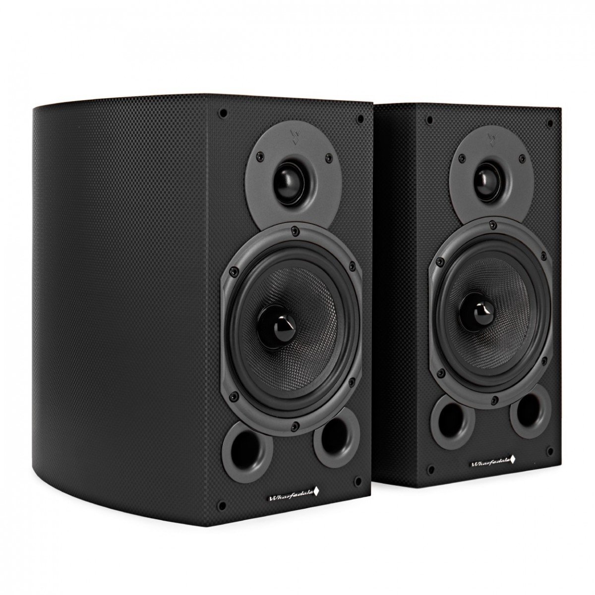 Wharfedale Diamond 9.1 Bookshelf Speakers (Pair), Carbon Fibre
