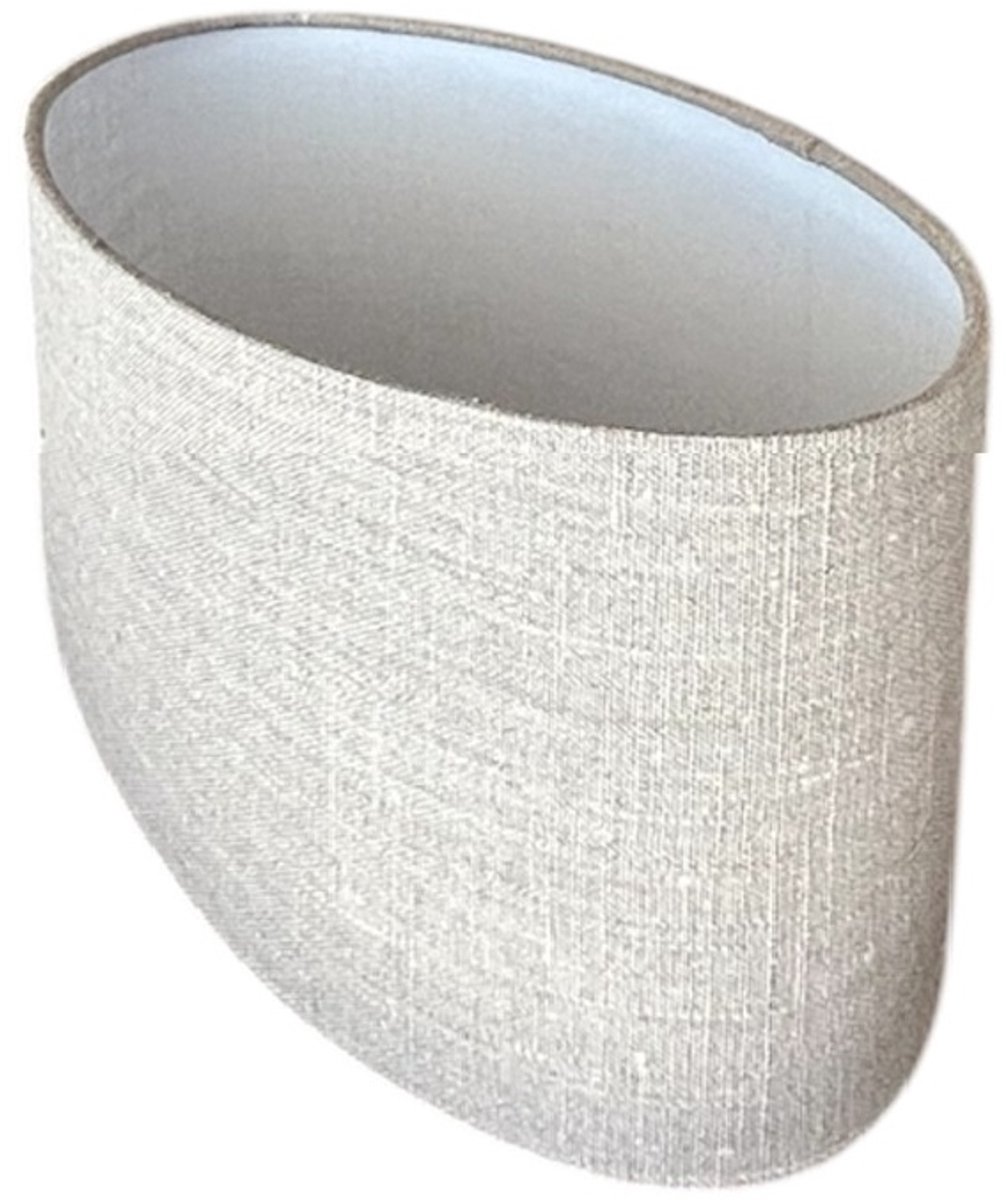Lampenkap Ovaal Vlaslinnen 45cm