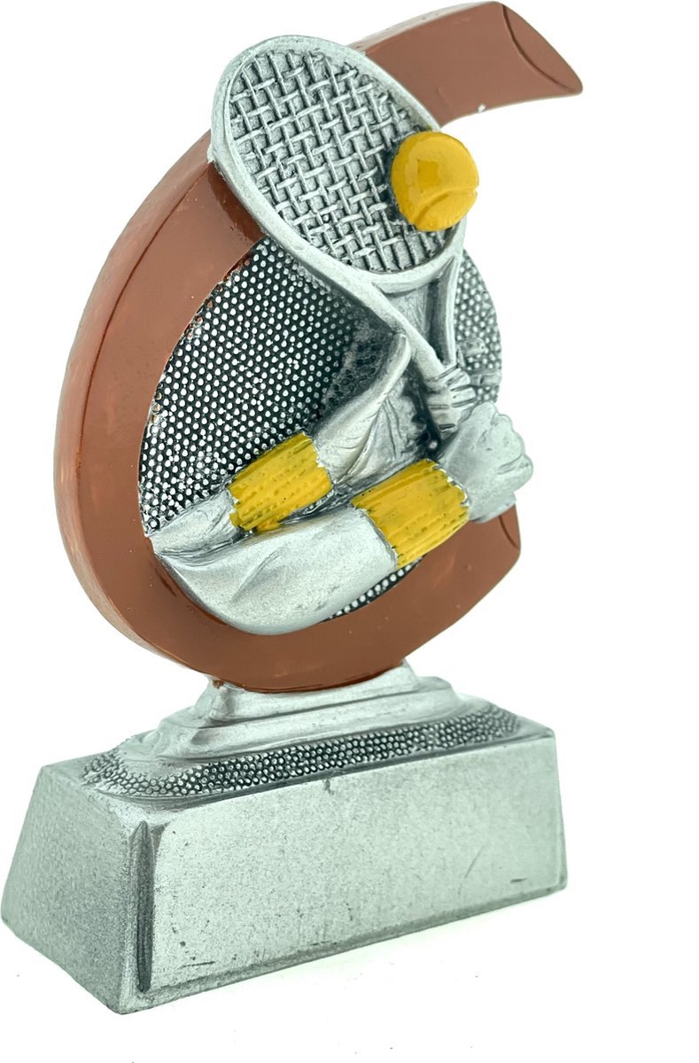 Sporttiek- Trofee - Tennis - Sportprijs- 10 cm Hoog