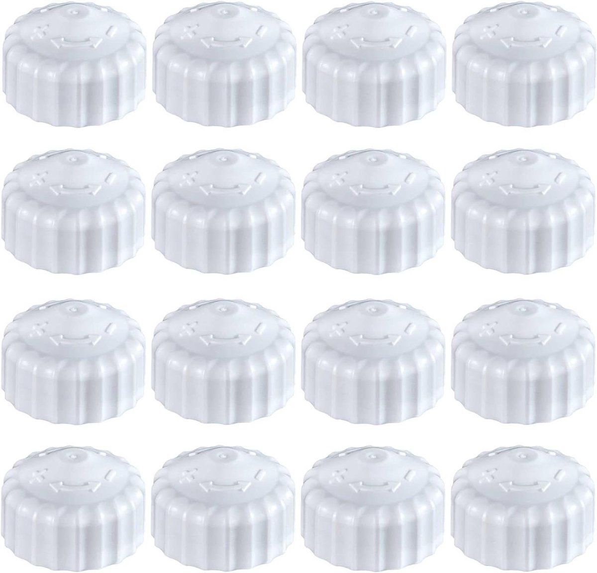 Ventieldop Handregelaar - Bouwbeschermkap - Handmatig Regelen - Voor M30 x 15 - 2 Stuks - Wit