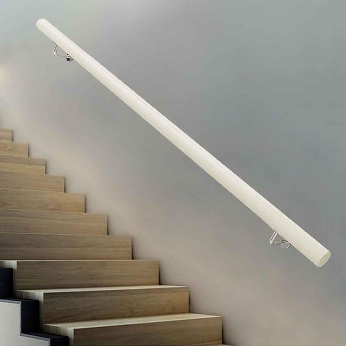 Houten Leuning - Wandgreep - Veiligheid Trap - Massief Hout - 300cm - Niet gespecificeerd