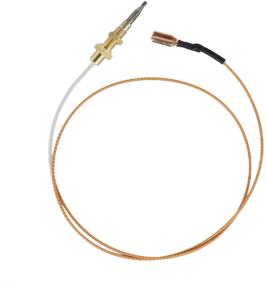 Oven Thermokoppel - Vervangingsdeel Gas - Veilige Oven - Flexibele Lengte - 120cm - Goud