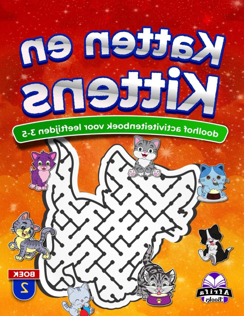 Kinderen Doolhof Boek - Puzzelboek Kleuters - Cognitieve Ontwikkeling - Fijnmotorische Vaardigheden - 66 Pagina's - Meerdere Kleuren