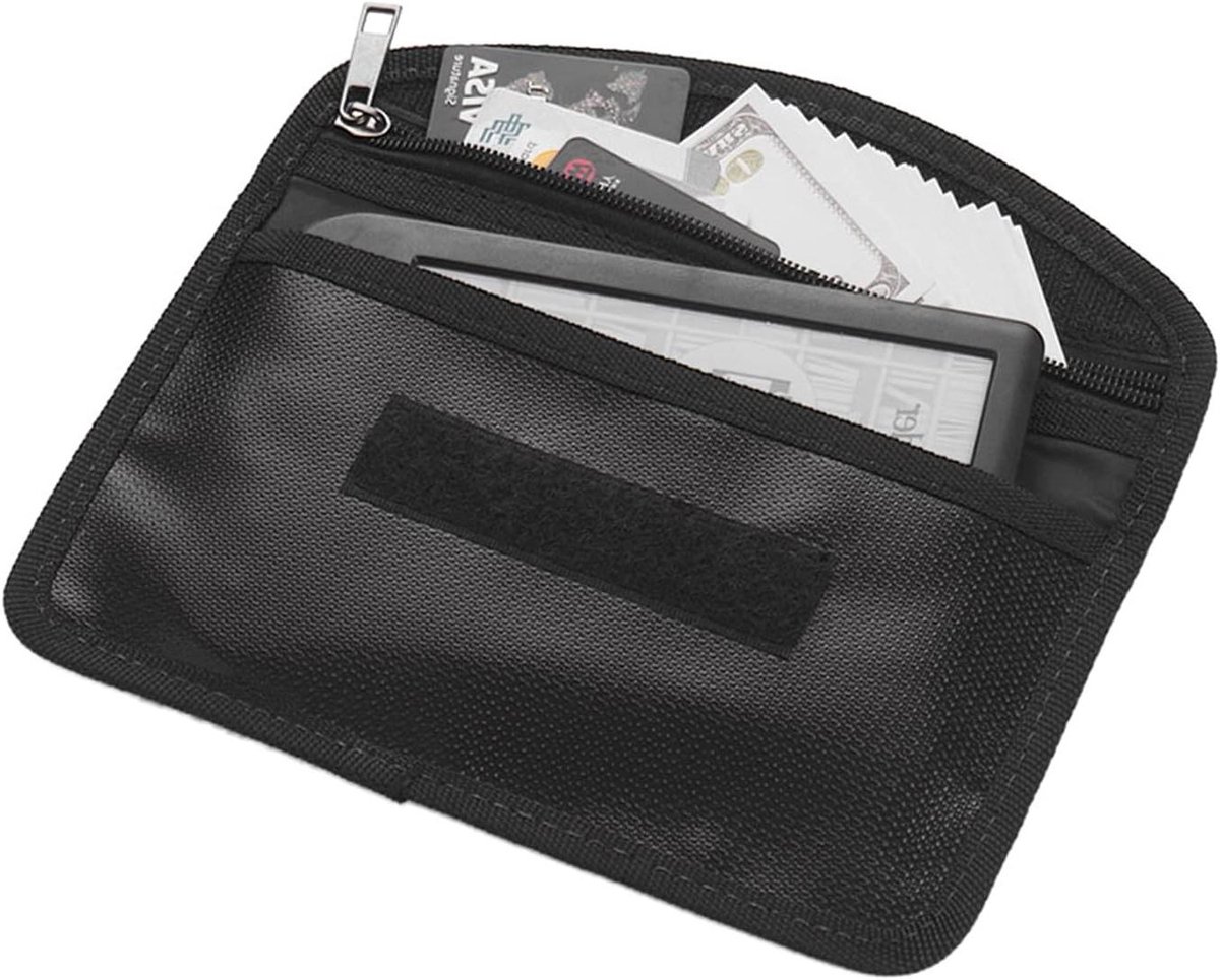 Document Tas - Hittebestendige Zak - Veilige Opslag - Waterdicht Ontwerp - 22 x 12 cm - Zwart