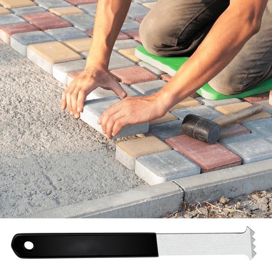 Bestratingsverwijderaar - Tegel trekker - Tuinonderhoud - Schadevrije verwijdering - 23 cm - Zwart van Bestratingsverwijderaar — afbeelding 5